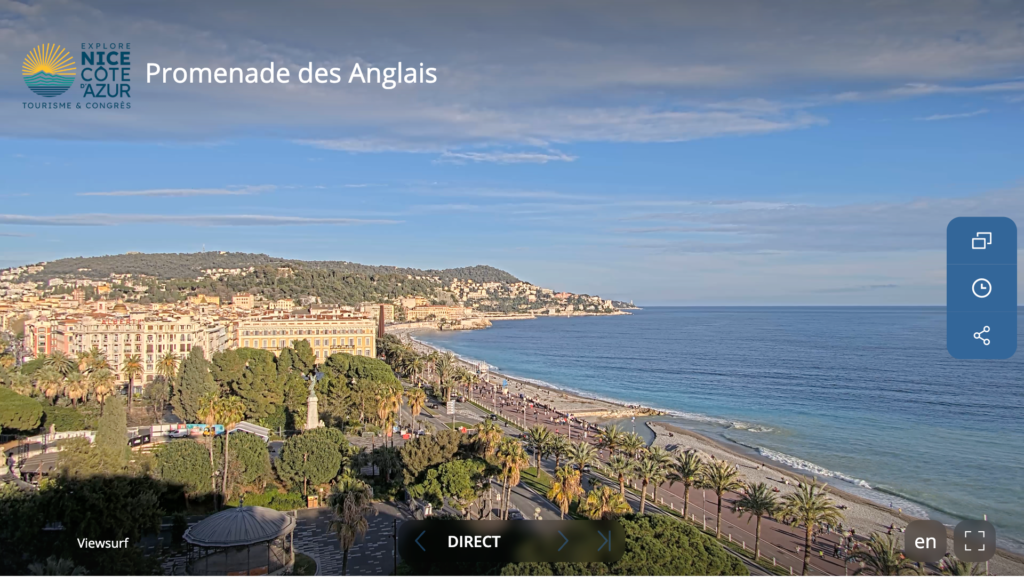 Webcam of Nice, France